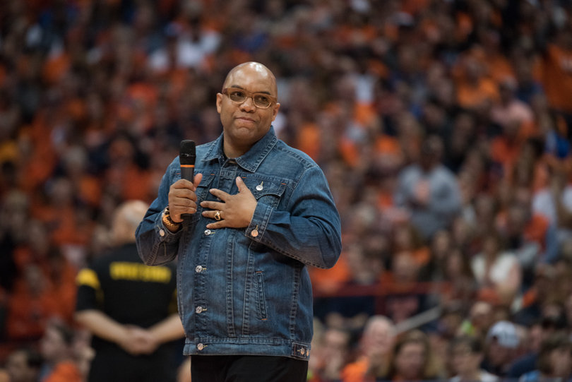 Syracuse women's basketball head coach Quentin Hillsman urged fans to support his team Thursday night in its final home game of the season. 