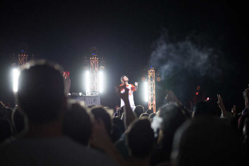 Russ, whose real name is Russ Vitale, is known for his production abilities just as much as he is for rapping.