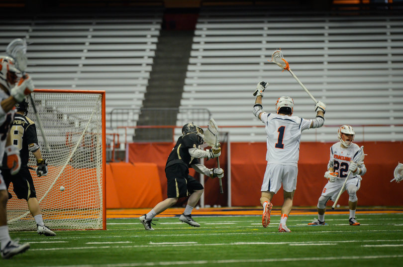 One of Evans' goals enlivened the SU crowd, if only for a couple of possessions. 