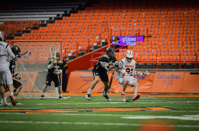 SU turned the ball over eight times, one fewer than did the Black Knights. 