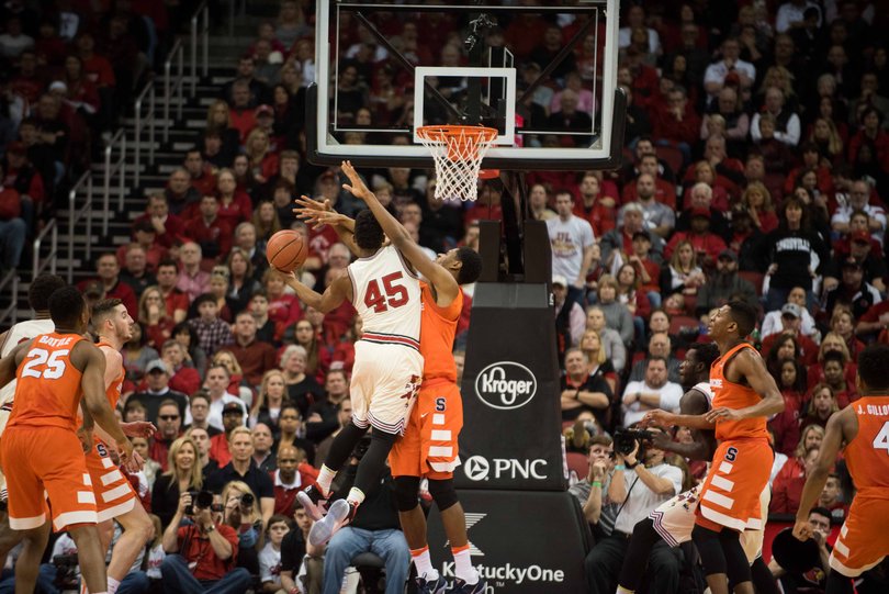 Donovan Mitchell (45) hit six 3-pointers and lead all scorers with 25 points. He also had four assists and a pair of steals. 