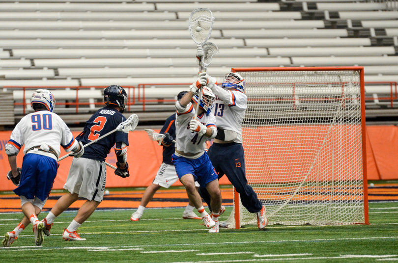 Molloy allowed six goals on UVA's first eight shots, but recovered in the second half to help Syracuse make a run.