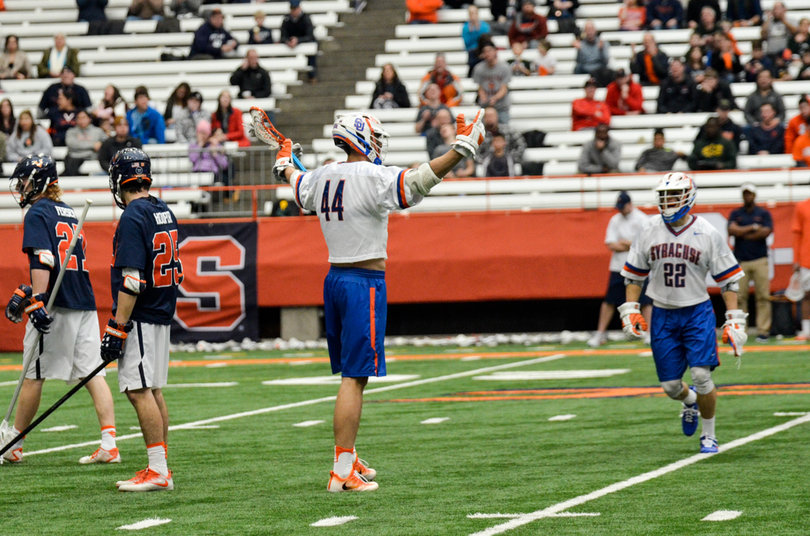 Syracuse bumped Lane down to the second midfield a week ago. This week, he was the hero.