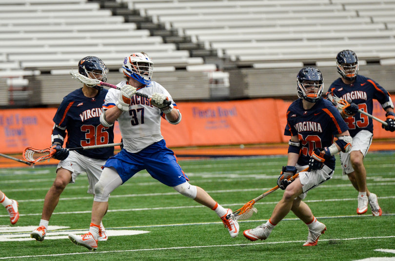 Ben Williams won 14 faceoffs in the return from his first game missed ever.