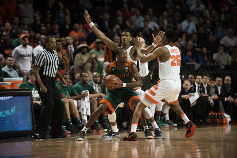SU forced only eight Miami turnovers and scored 10 points off turnovers. 