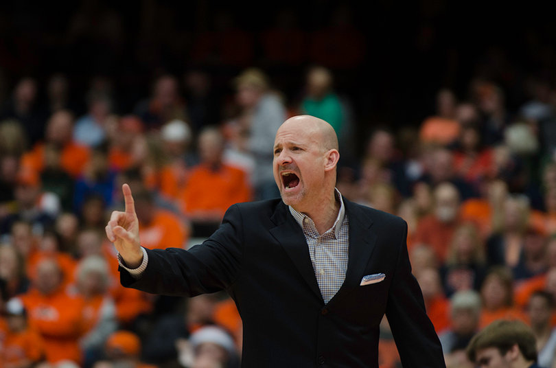 Ole Miss head coach Andy Kennedy wags his finger while calling instructions. His team advanced to the NIT quarterfinals.