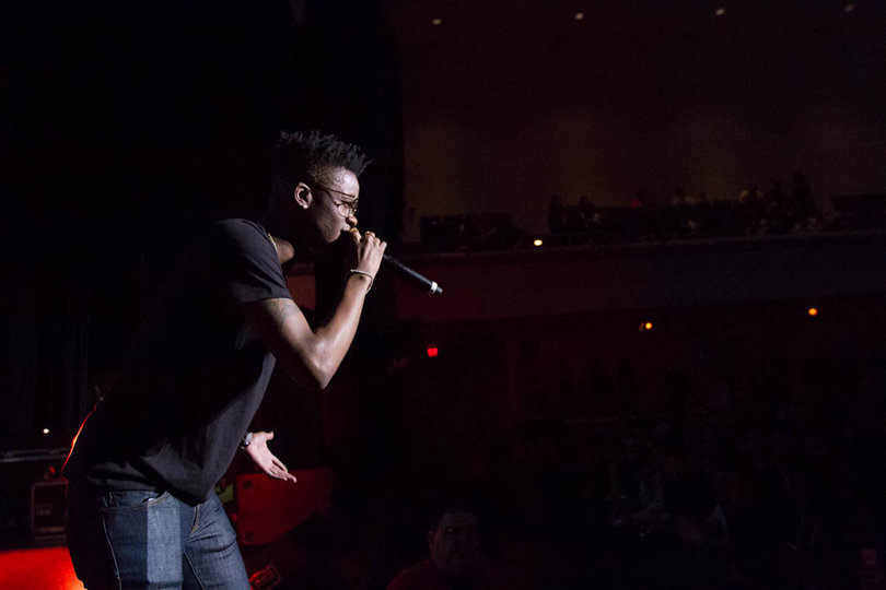 After Nebu Kiniza and the other openers, the crowd was hype for 21 Savage by the time the opening acts finished.