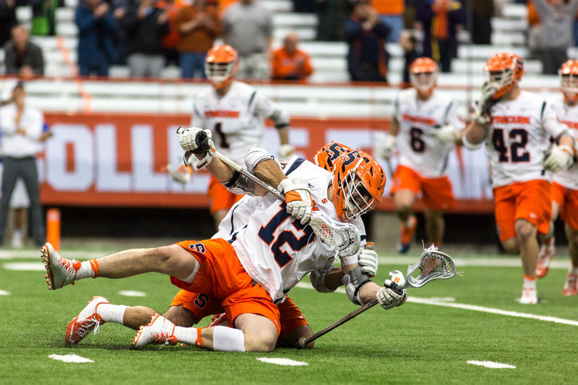 Trimboli got mobbed on the field after scoring the game-winning goal. 