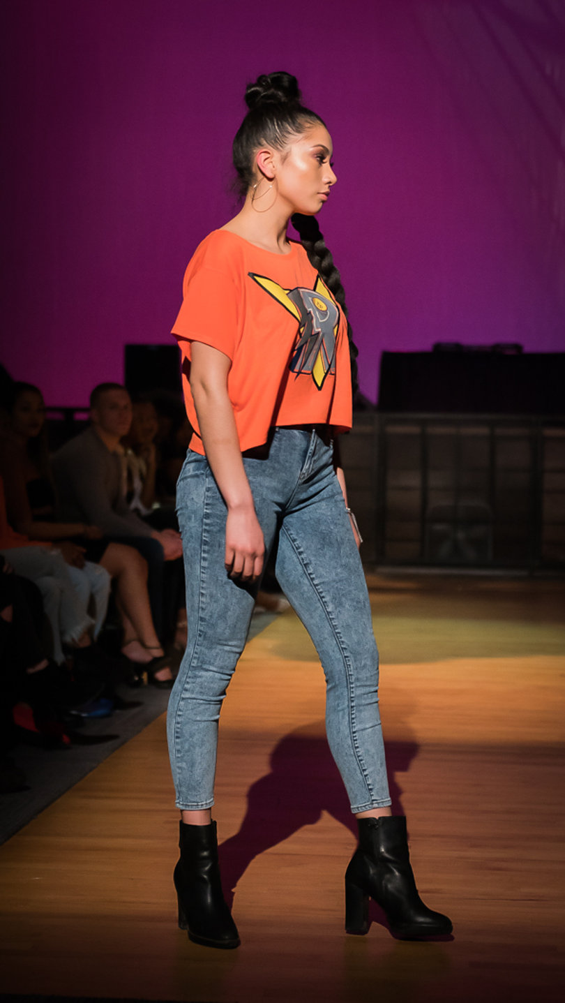 The only noises heard during the show were from the occasional hoots and hollers for supportive friends in numerous clans around the runway,