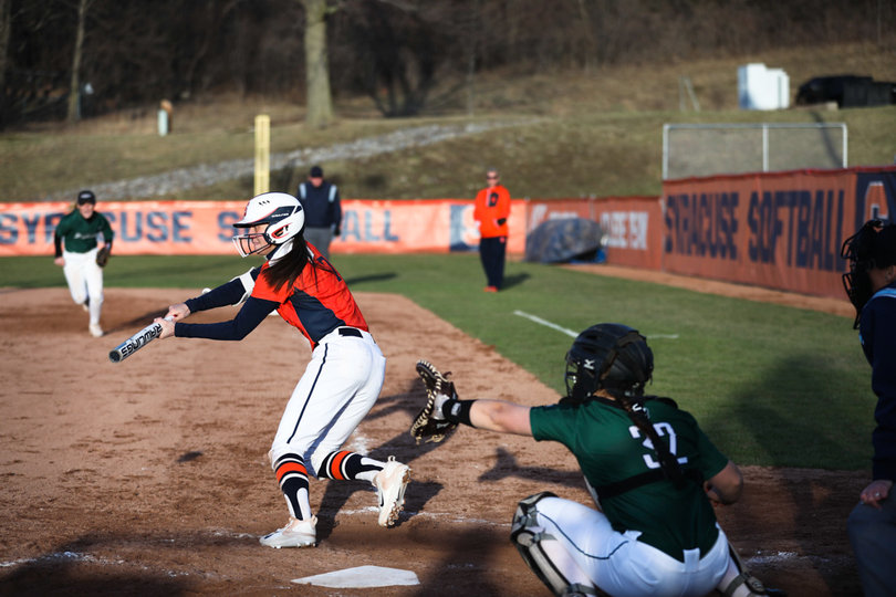 Hard liners, home runs and even small ball gave SU the offensive success. 