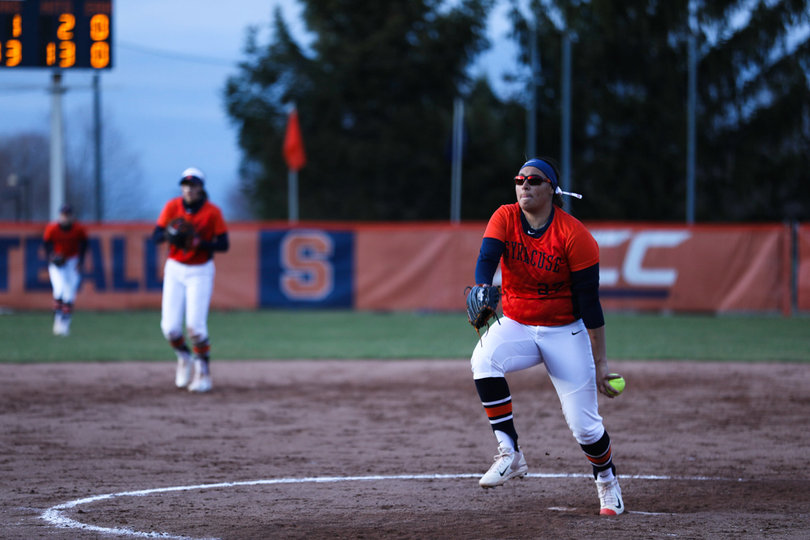 Romero, a freshman, has earned considerable playing time on the mound this season. 