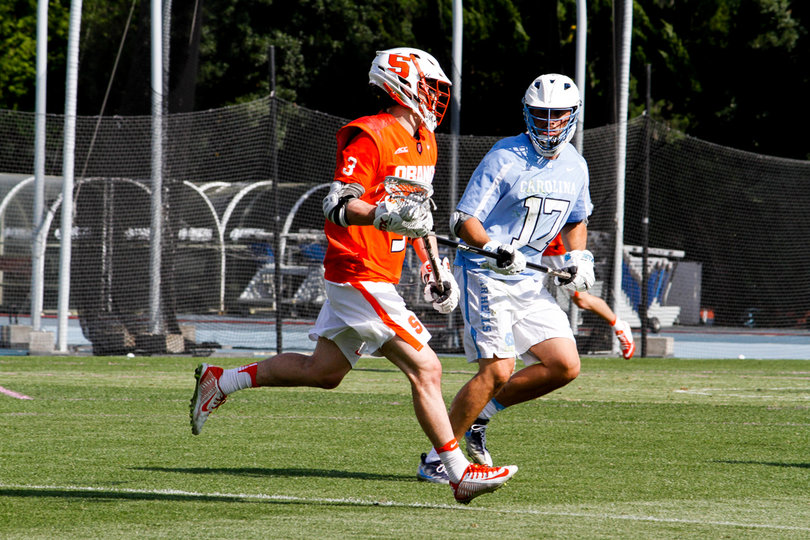Solomon closely followed UNC defender Austin Pifani.