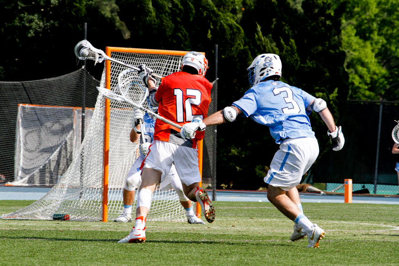 Trimboli preps to put a shot up at net. He took three shots on the day. 