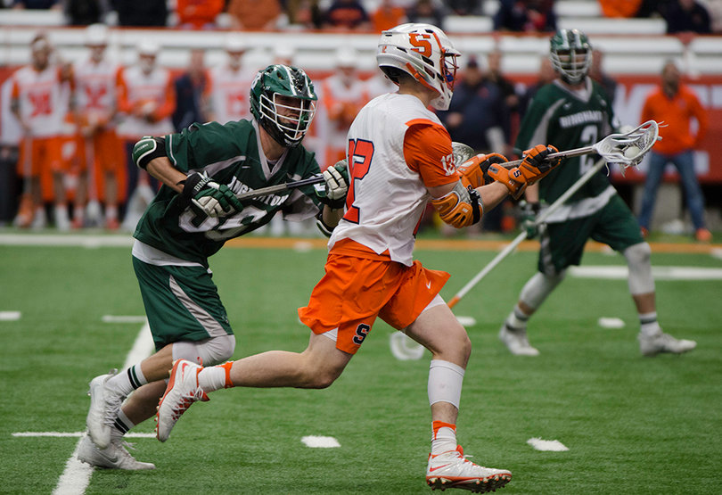 Syracuse freshman Jamie Trimboli scored two goals. 