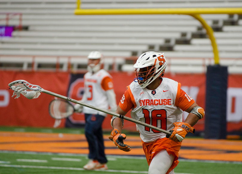 Sophomore defender Tyson Bomberry caused a turnover and picked up a pair of ground balls. 