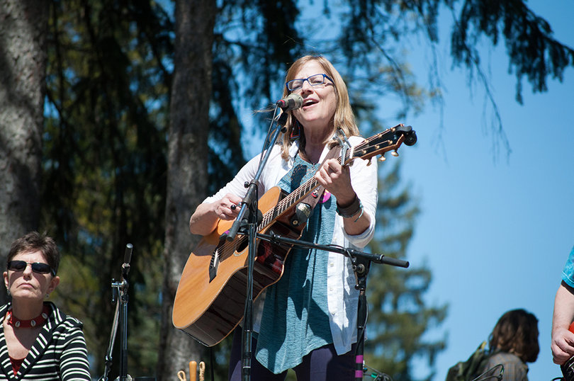 Live music provided the sounds at this years Earthfest.