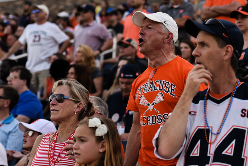 Syracuse fans traveled well to Duke and cheered on the Orange.
