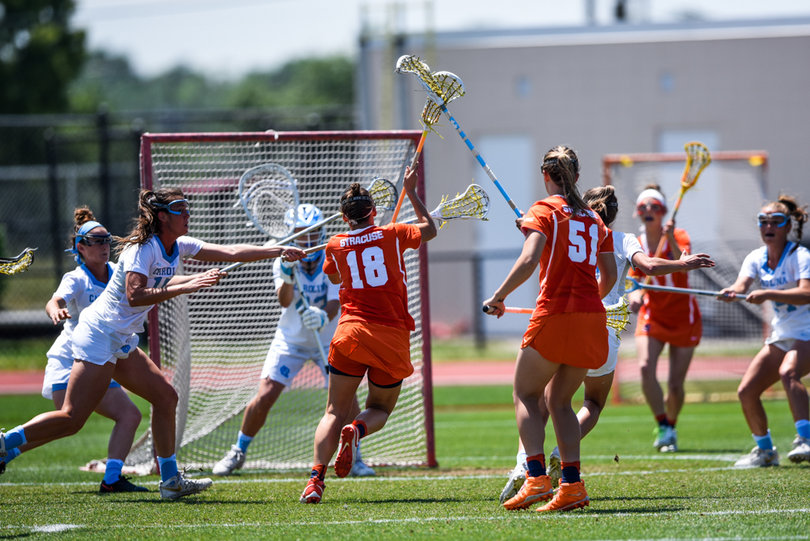 Neena Merola (18) had one goal on two shots. 