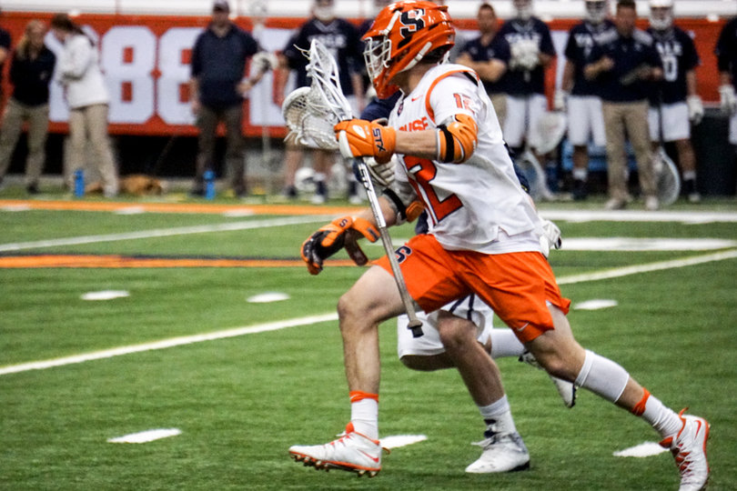 Freshman midfielder Jamie Trimboli scored two goals, including one with his left hand. 