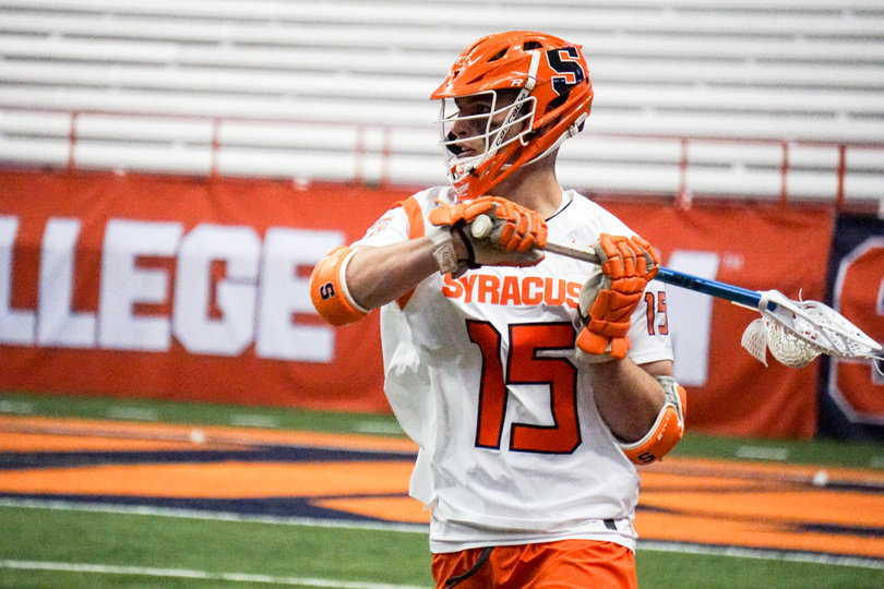 Pat Carlin got considerable playing time on Sunday night in the Carrier Dome. 