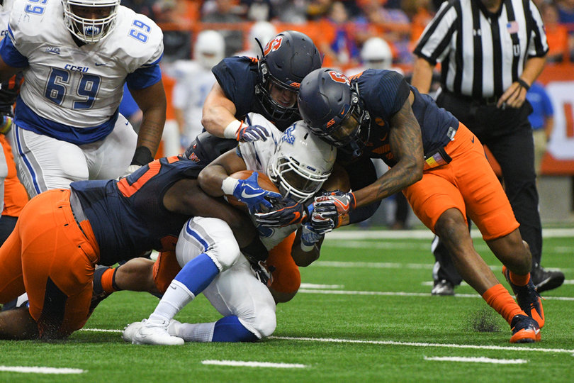The Blue Devils were 1-of-15 on third down, including 0-of-8 to start the game.