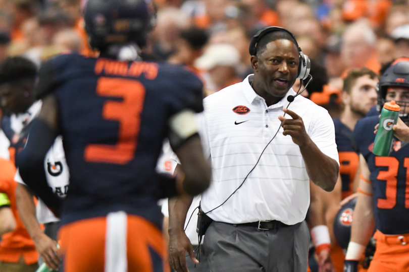 Syracuse second-year head coach Dino Babers 