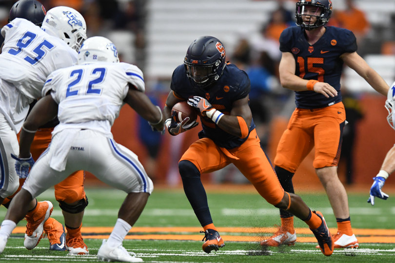 Syracuse rushed for 155 yards. 