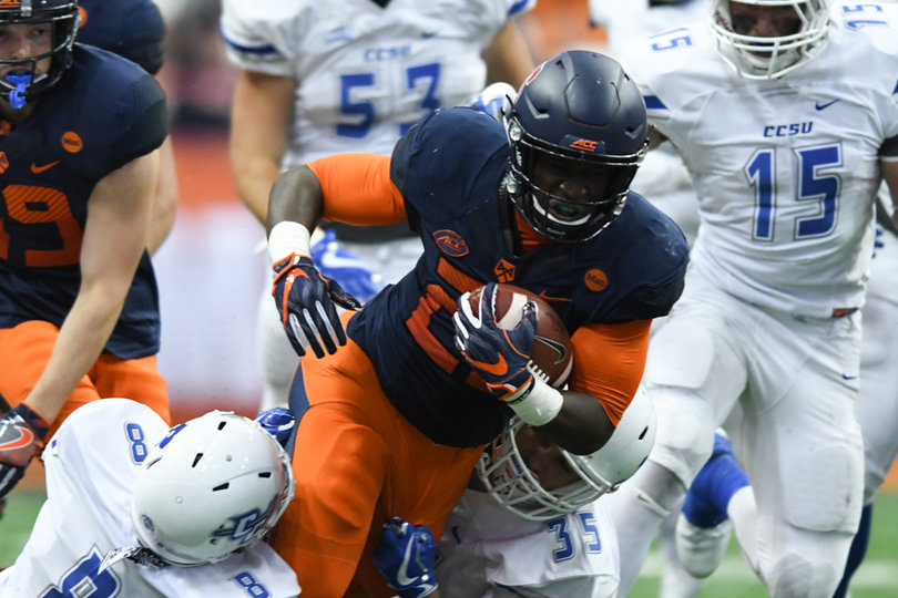 Pierre averaged 5.1 yards per carry, more than Dontae Strickland (3.2 yards per carry), Moe Neal (2.4) and Tyrone Perkins (2.3).