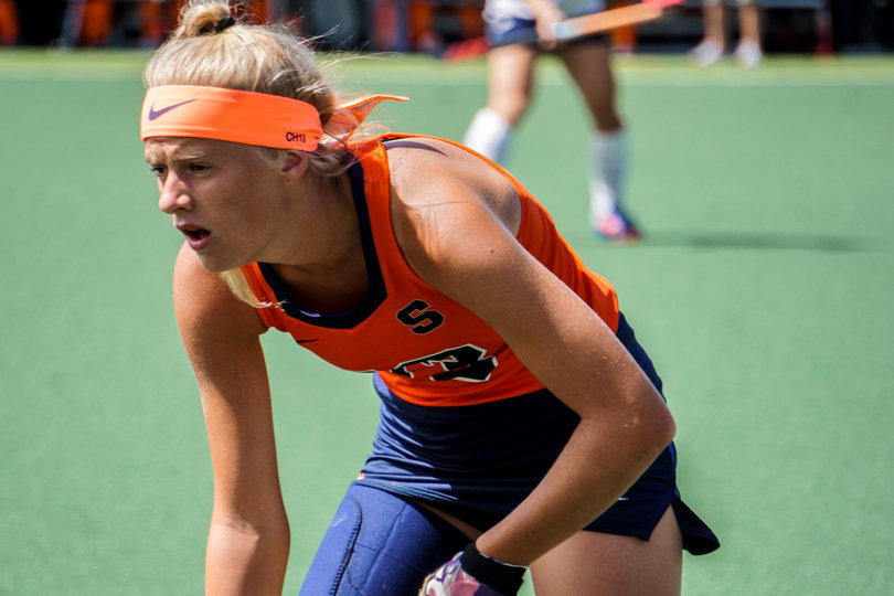 Hoffmann fired two shots against Bucknell and scored on one of them Saturday. 