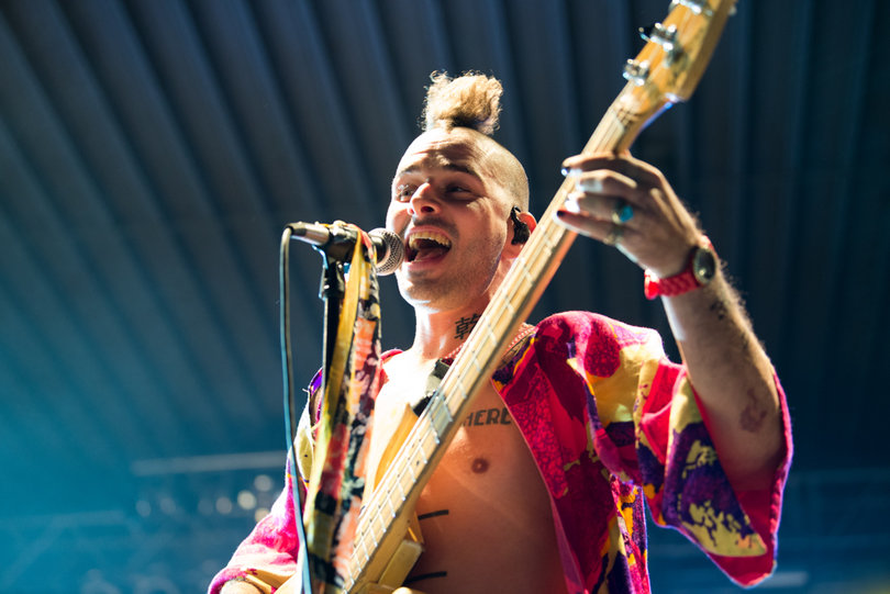 DNCE released its song "Kissing Strangers" in July with Nicki Minaj.