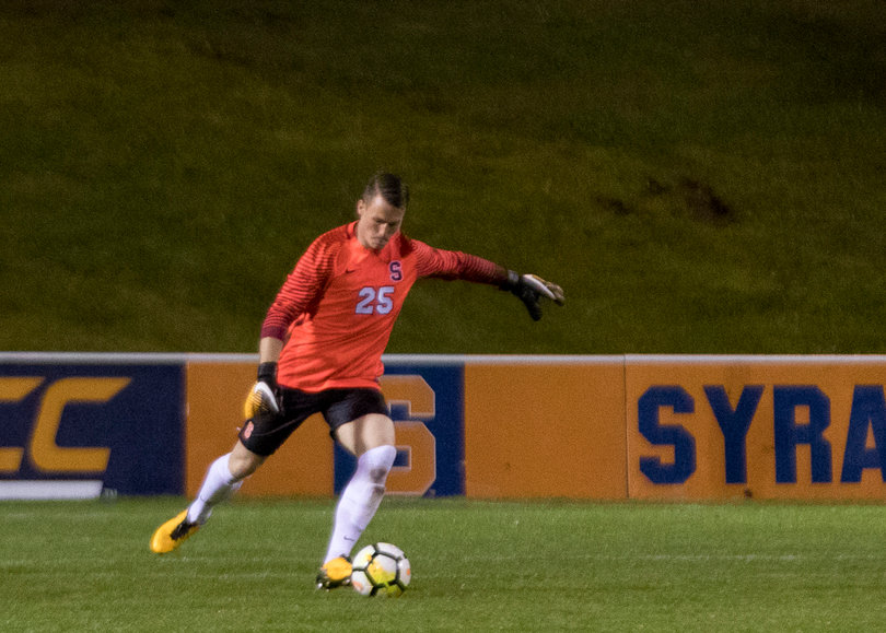 Hilpert booms it downfield. 