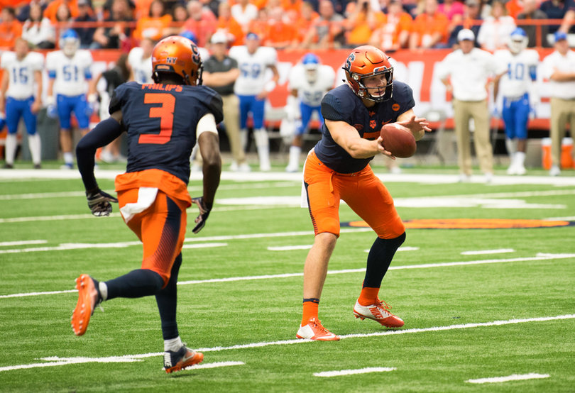 Senior receiver Ervin Philips (3) had seven catches for 36 yards. 
