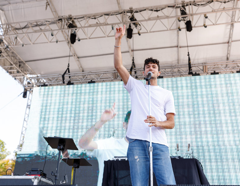 His performance included songs from his latest EP, "Motions."