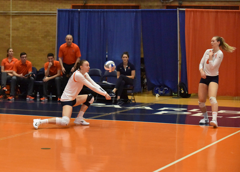 SU posted 59 kills to Boston College's 48.