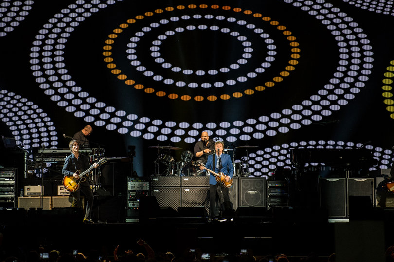 McCartney said Harrison was an incredible ukulele player, so he started Harrison’s most well-known hit, “Something,” with a ukulele first verse that crooned into the signature guitar motif after the first chorus.
