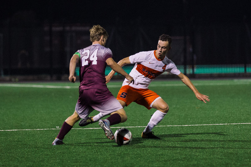 Justin Earle made his first start for Syracuse. It was also the Orange's first clean sheet of the year. 