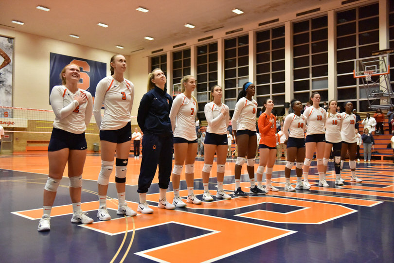 The Orange swept a team out of the gym for the first time since it beat Binghamton 3-0 on Sept. 16. 