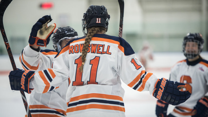 Kelli Rowswell scored the first goal of the game for the Orange.