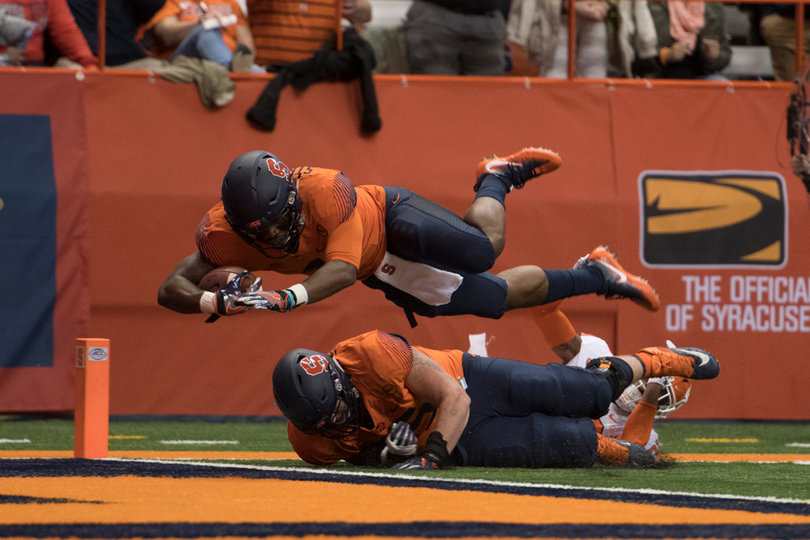 Junior running back Dontae Strickland also added a receiving touchdown.