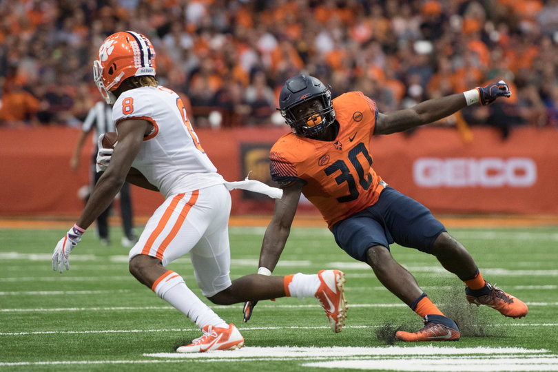 Parris Bennett added a sack for Syracuse. 