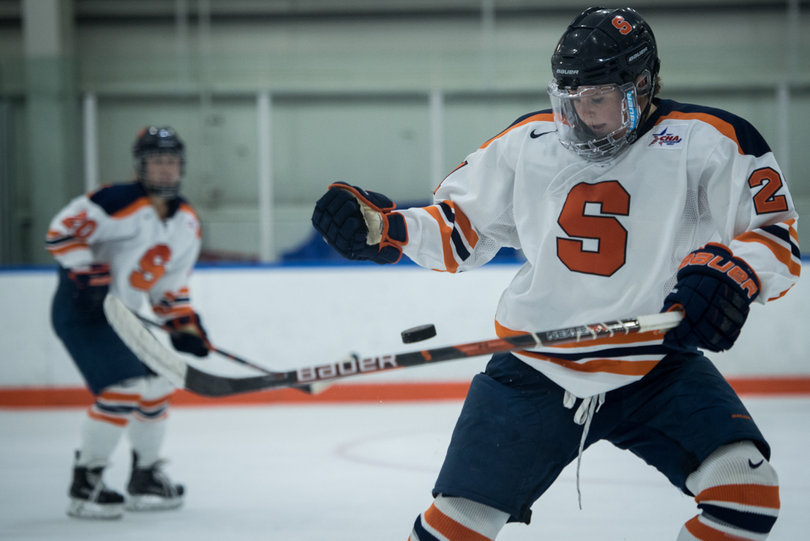The Orange threw 10 shots on goal in the second period, more than the seven it put on in the first and third. But the final frame was the one that doomed the Orange. 