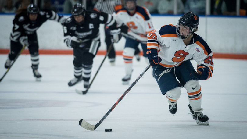 Left-winger Alysha Burriss didn't score on any of her six shots, but she did add an assist.