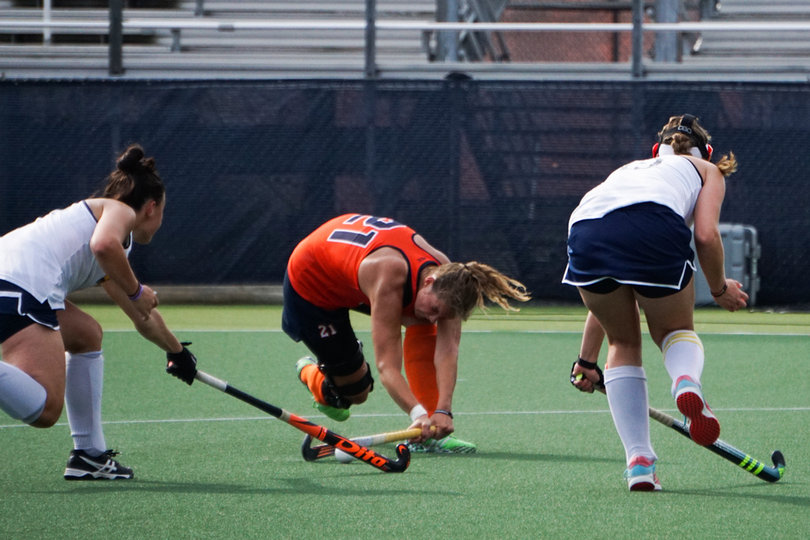 The Orange frequently targeted Lagerweij on penalty corners and around the arc.