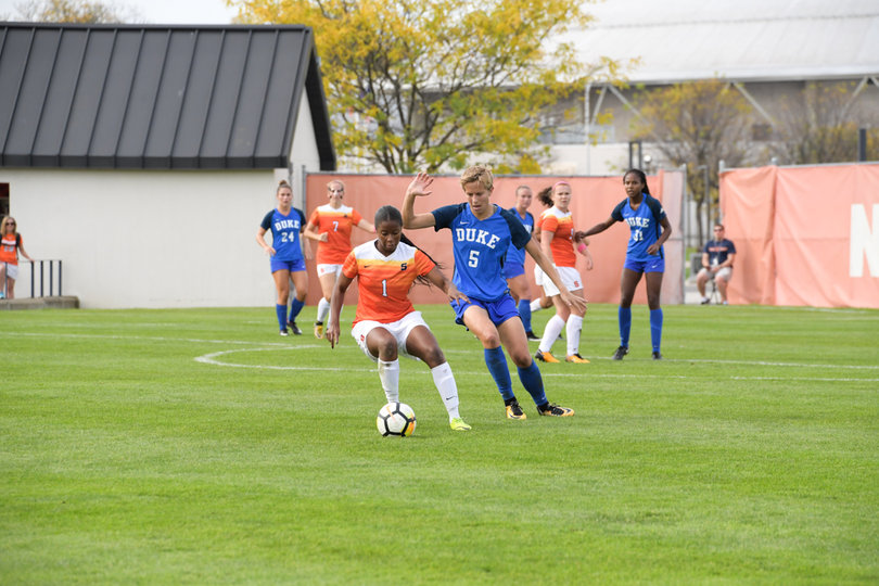 Five of Street's six shots this season have been on goal, giving her one of the highest shooting percentages on the team (.833). 