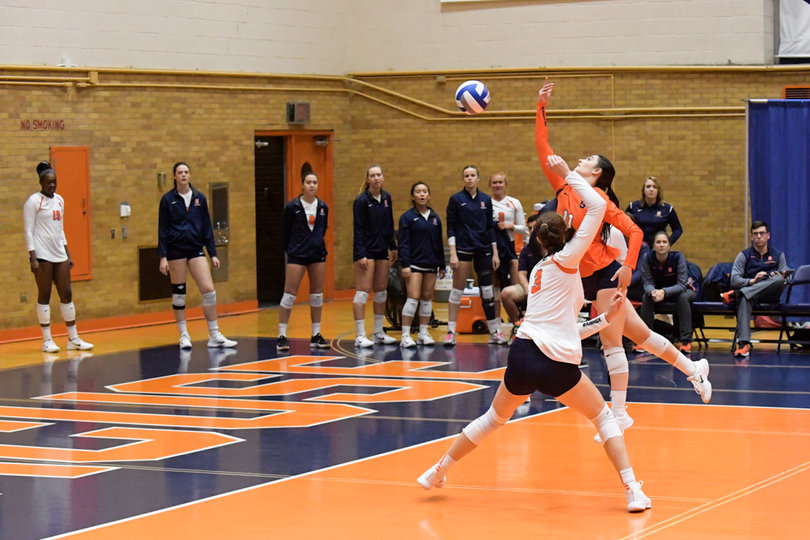 Despite the straight-set win, SU did have to overcome a rough start.