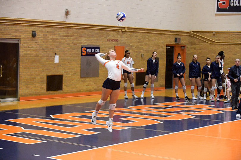 Dana Valelly had five assists and five digs Friday.
