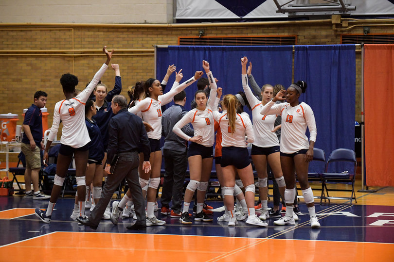 Syracuse took its eighth conference win Friday, two more than a season ago.