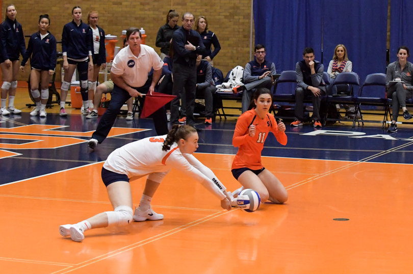The Hokies did occasionally benefit from an SU mishap defensively.