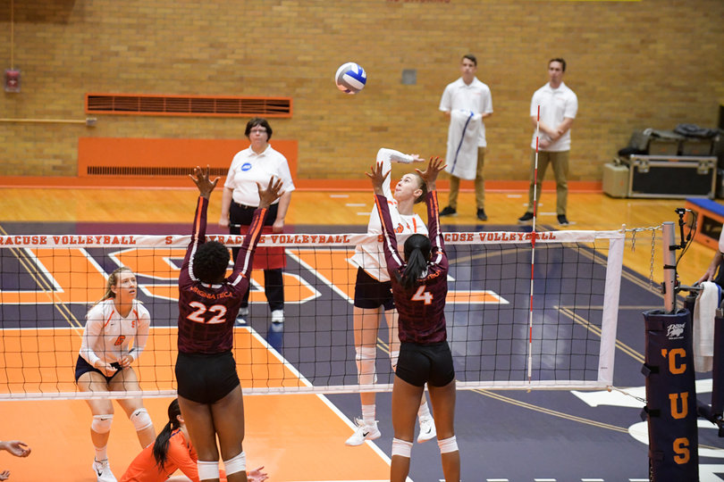 Gorelina also only had four attack errors on the night.