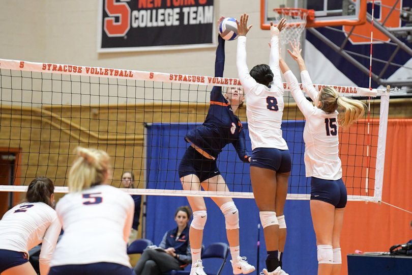 Gorelina had a .310 hitting percentage to go with her double-digit kills.